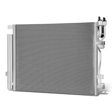 Aluminum Front A/C Condenser Assembly For 15-19 Hyundai Sonata Turbo OE Style