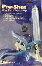 Pro-Shot 50cc Economy Pistol Grip Repeater Syringe MEAT INJECTOR