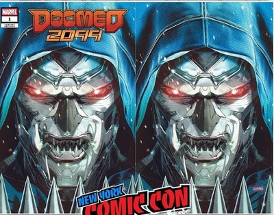 PRESALE DOOMED 2099 #1 JOHN GIANG  NYCC EXCLUSIVE TRADE & VIRGIN SET LMT 1000