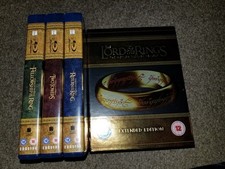 Lord Of The Rings Extended Edition Trilogy Blu Ray Box Set Complete - Region B
