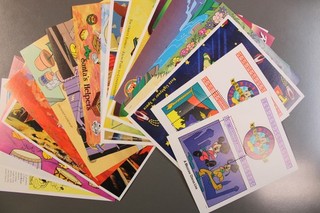 Walt Disney stamps 19 different blocks mint never hinged Uganda (A1 20)