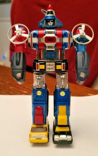 Bandai vintage Voltron I Vehicle Team Force 6" Die Cast Figure 1984
