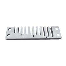 Multipurpose 10 Holes Blues Harmonica Tuning Comb Metal Texture for Stage