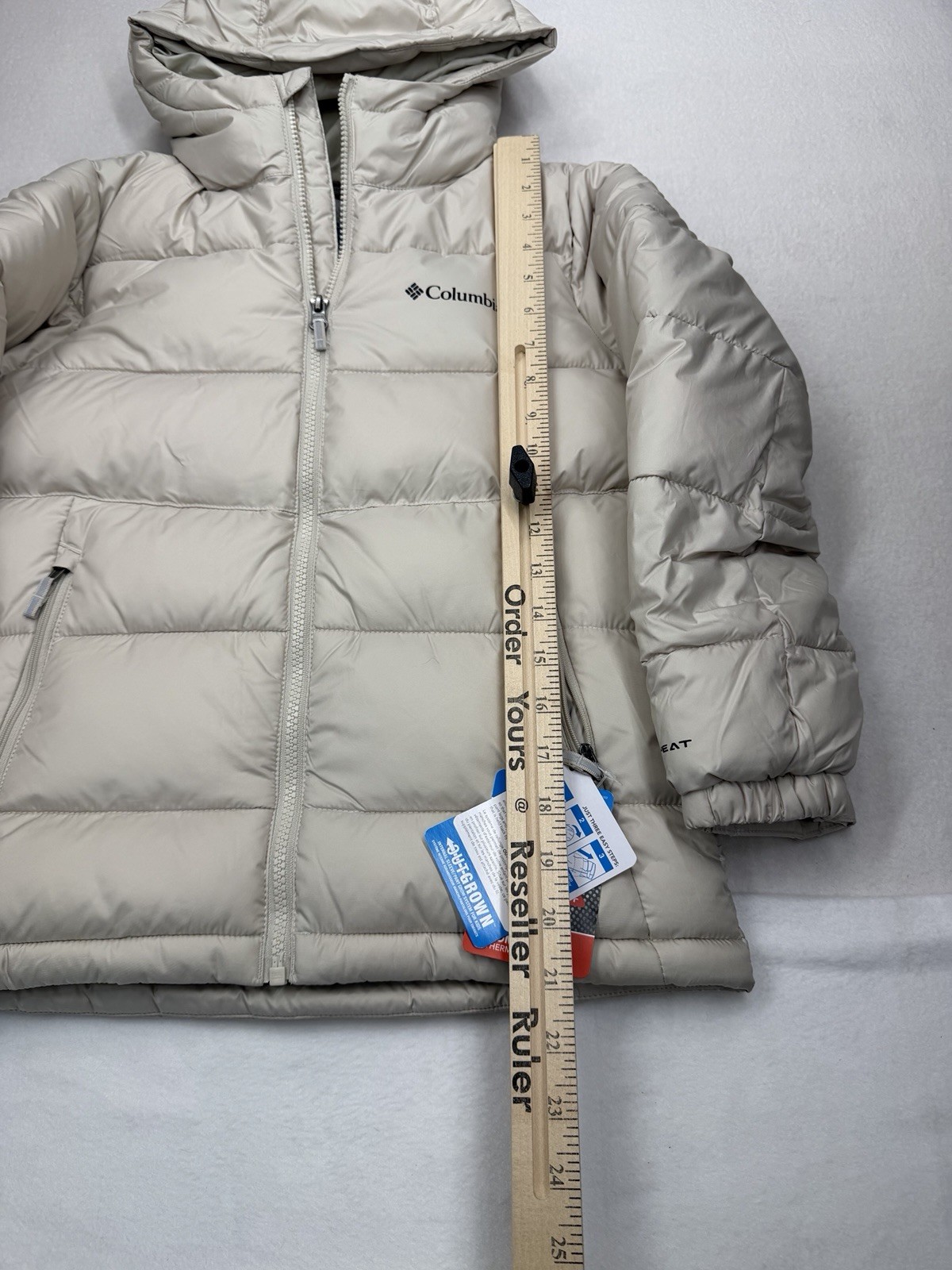 Columbia Youth Pike Lake II Hooded Jacket Dark Stone Small (8) NWT thumbnail 5