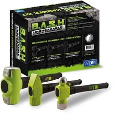 Wilton Tools 11111 B.A.S.H 3 Piece Mechanics Hammer Kit Hammer Type: Dead Blow H