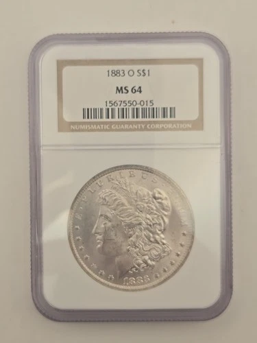 1883-O Morgan Silver Dollar NGC MS 64
