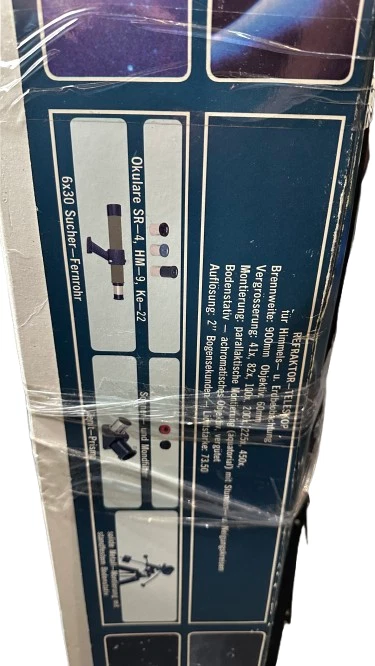 Bresser Refraktor-Teleskop – Art. Nr. 45-1200 – gebraucht Holz-Stativ - Bild 4 von 4