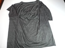 Lane Bryant Dress Womens 18/20 Gray Metallic Knit 3/4 Sleeve Lined Party Plus