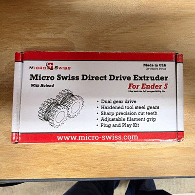 Micro Swiss Direct Drive Extruder Kit for Ender 5 3D Printer, Silver