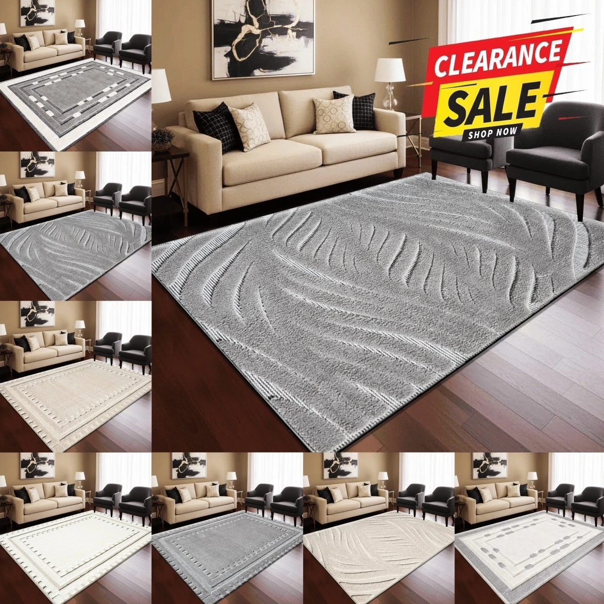 Extra Large Area Rugs Bedroom Carpet Living Room Hallway Runner Rug Floor Mats
Opens in a new window