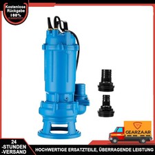 Pompa fecale 1500W pompa acque sporche 24000 L/h pompa acqua piovana monofase