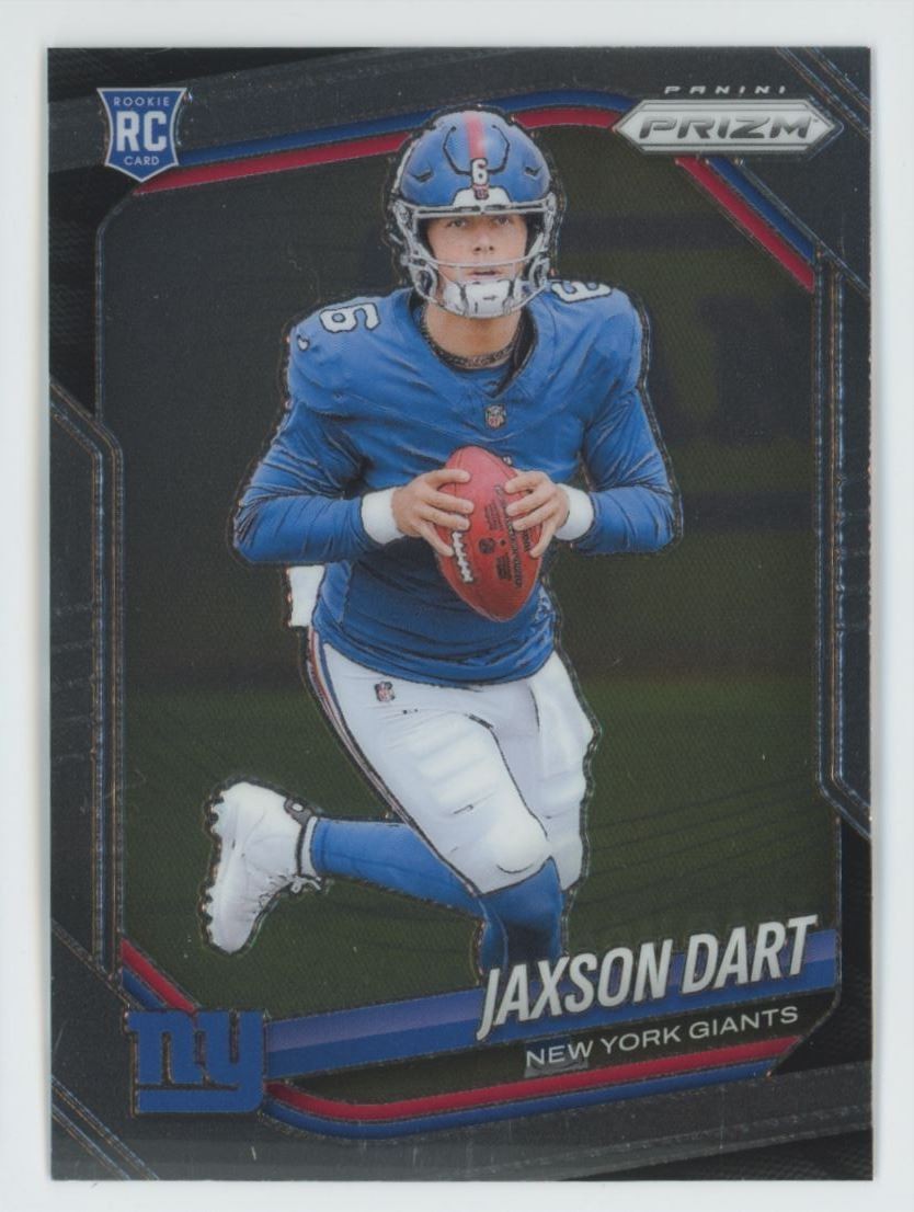 2025 Panini Prizm Jaxson Dart Rookie New York Giants #332 C49