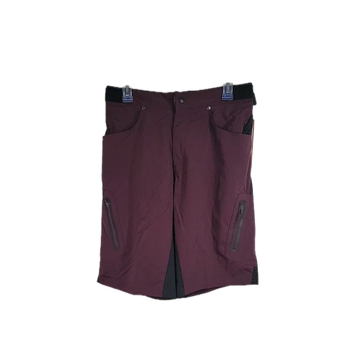 Zoic Ether Men's Large Vino Performance Elastic Band Cargo Shorts