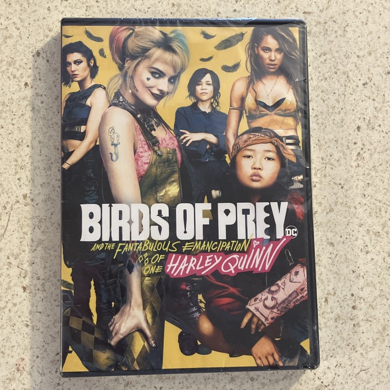 Birds of Prey Widescreen DVD Margot Robbie Action Warner Bros 2020 DC