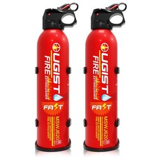 2-Pack 620ml Water-Based Fire Extinguishers for Car, Home, Kitchen, Boat, Truck