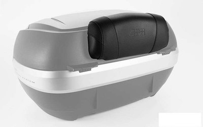 GIVI Rückenlehne Beifahrer für V47 Monokey Koffer soft, schwarz aus Kunstleder