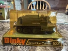 Vintage Dinky Toys #622 Bren Gun Carrier & 2 Crew With Box & Stickers Clean