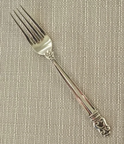 Royal Danish by International Silver Dinner Fork Sterling  7 1/8"  55 Gr