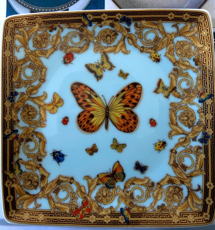 Le Jardin  Rosenthal tray plate Versace  SALE