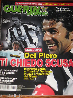 GUERIN SPORTIVO 14-2000 DEL PIERO SIMEONE RUI COSTA