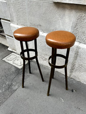 COPPIA SGABELLI 50s ITALIAN DESIGN OTTONE BRASS STOOLS