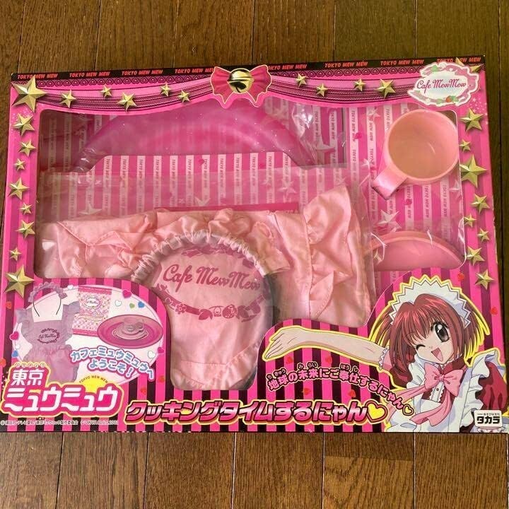 TAKARA Tokyo Mew Mew Cafe Cooking Time Nyan Ichigo Toy 2002 RARE
