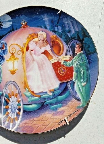 Cinderella's Magical Journey Franklin Mint Heirloom Disney plate gem numbered - Picture 2 of 6