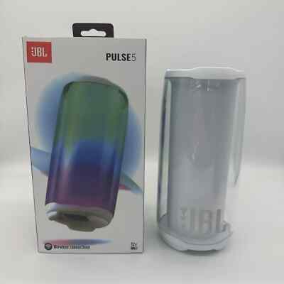 JBL Pulse 5 Wirless Speaker with LED Light Show White