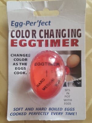  Eieruhr Egg Perfect zum Mitkochen mit Farbwechsel Eggtimer Timer Eierform Eier