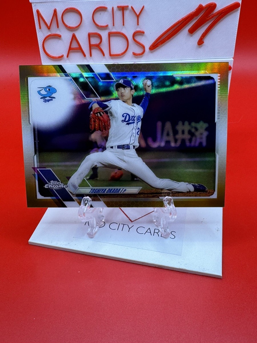 2021 Topps Chrome NPB, Toshiya Okada Chunichi Dragons GOLD 2021 Topps Chrome NPB, Toshiya Okada Chunichi Dragons GOLD