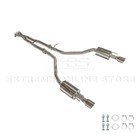 For 05-06 Pontiac GTO 2.5" Piping 4" Slant Cut Tips Muffler Cat Back Exhaust Kit