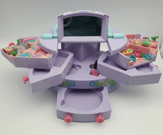 Polly Pocket Bluebird 1991 Vanity Case Pullout Playhouse eBay