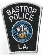 Bastrop Police LA Louisiana Police patch 