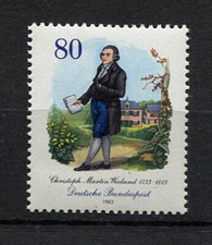 Germany - BRD : Christoph Martin Wieland stamp from 1983 - mint NH