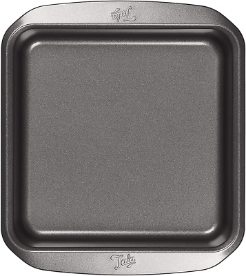 8-Inch Square Cake Tin- Non-Stick Baking Pan Even Heat