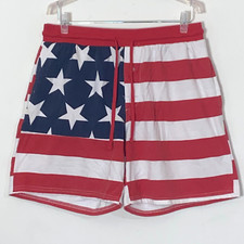 Under Disguise Shorts Mens Size Medium Red White and Blue USA Patriotic