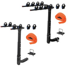 2/4 Bike Rack Hitch Mount Folding 2" Receiver Bicycle Carrier Rack Car Truck SUV