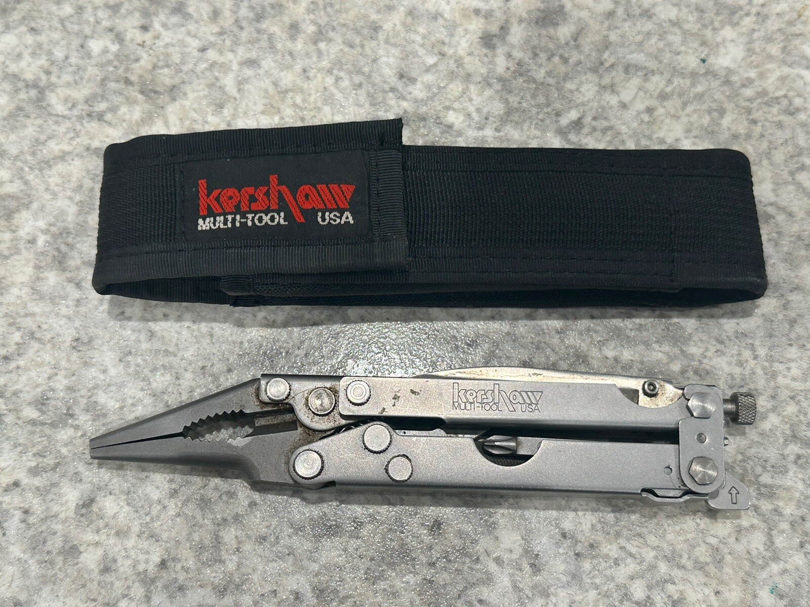 Kershaw USA A100 MultiTool NeedleNose Vise Grip Plier Multi Tool eBay
