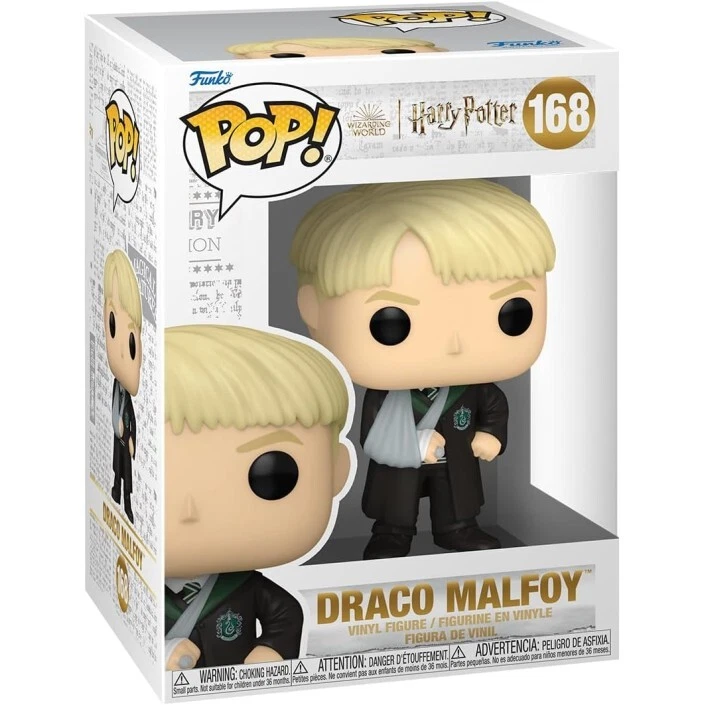 Figura Funko Pop! Harry Potter Draco Malfoy Modelo 168 | 76005 Figura en Vinilo - Imagen 2 de 3