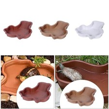 Reptile Bathing Pool Reptile Bath Bowl for Gecko Tortoises Pet Supplies