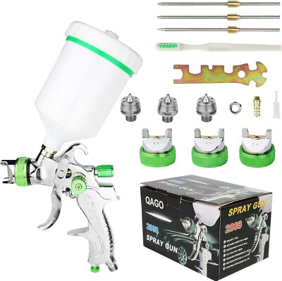 PROFESSIONAL Automotive HVLP Paint Gun for Homes Cars 1.4mm Nozzle