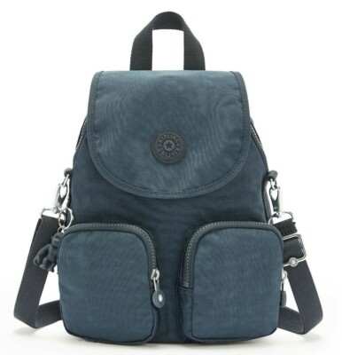 Kipling Firefly Up Small Rucksack - Blue Bleu 2 UVP 87£