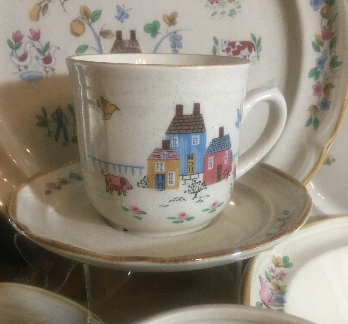 International China Heartland Stoneware Japan Plate, Bowl or Cup
