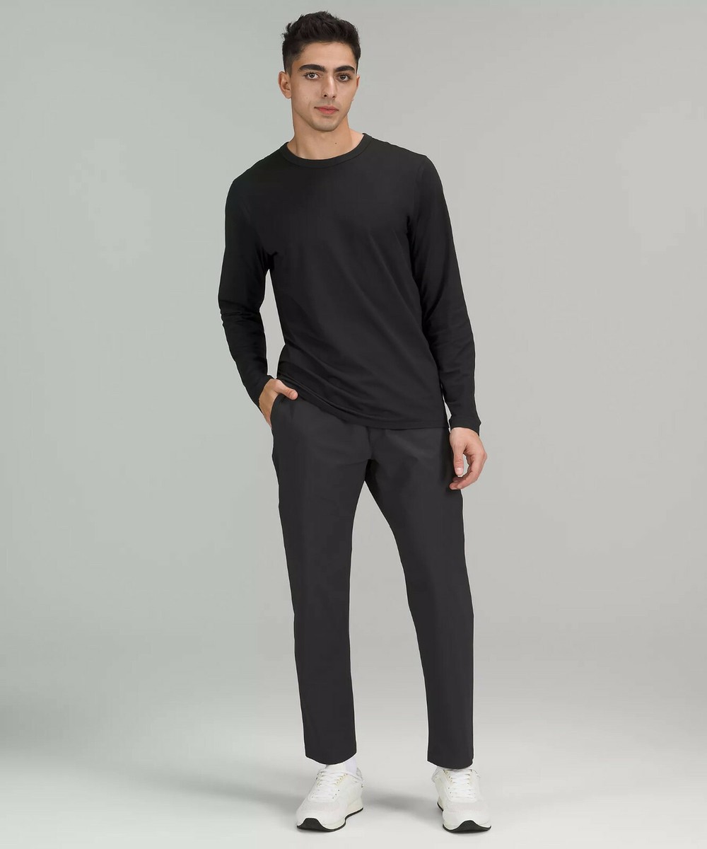 Lululemon Men's The Fundamental Long Sleeve Shirt, Black , S