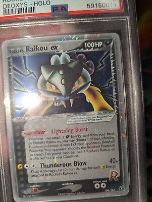  Pokemon - Rocket's Raikou ex (108) - EX Deoxys - Holofoil :  Toys & Games