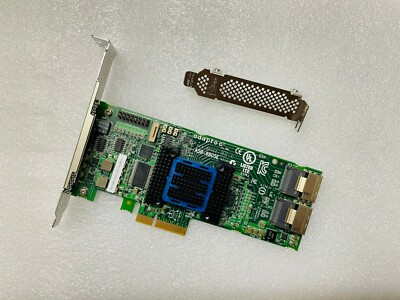 Adaptec ASR-6805E 8-Port RAID Controller Karte PCIe SATA/SAS mit vier Kabel