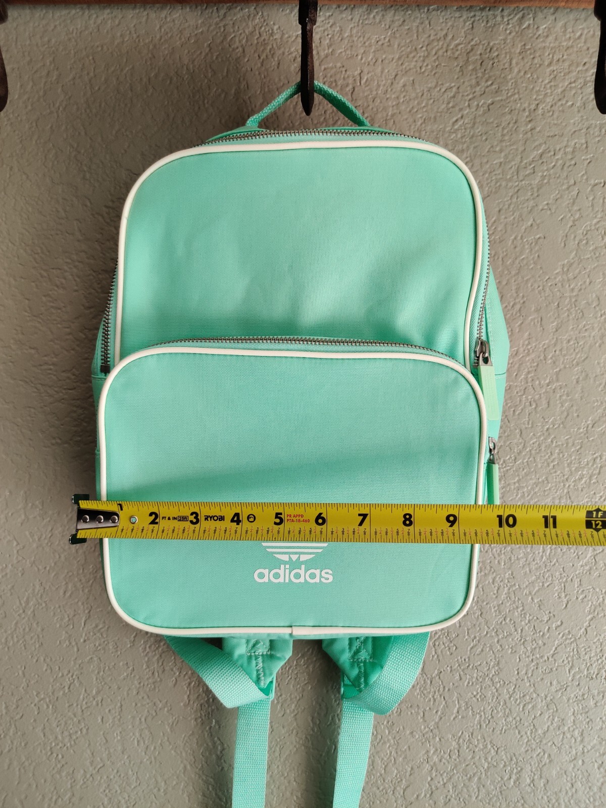 Adidas small Backpack Turquoise Small Logo Casual… - image 14