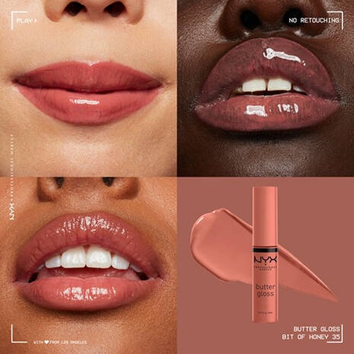 NYX PROFESSIONAL MAKEUP Butter Gloss Non-Sticky Cruelty Free Smooth Lip Gloss - Picture 21 of 112