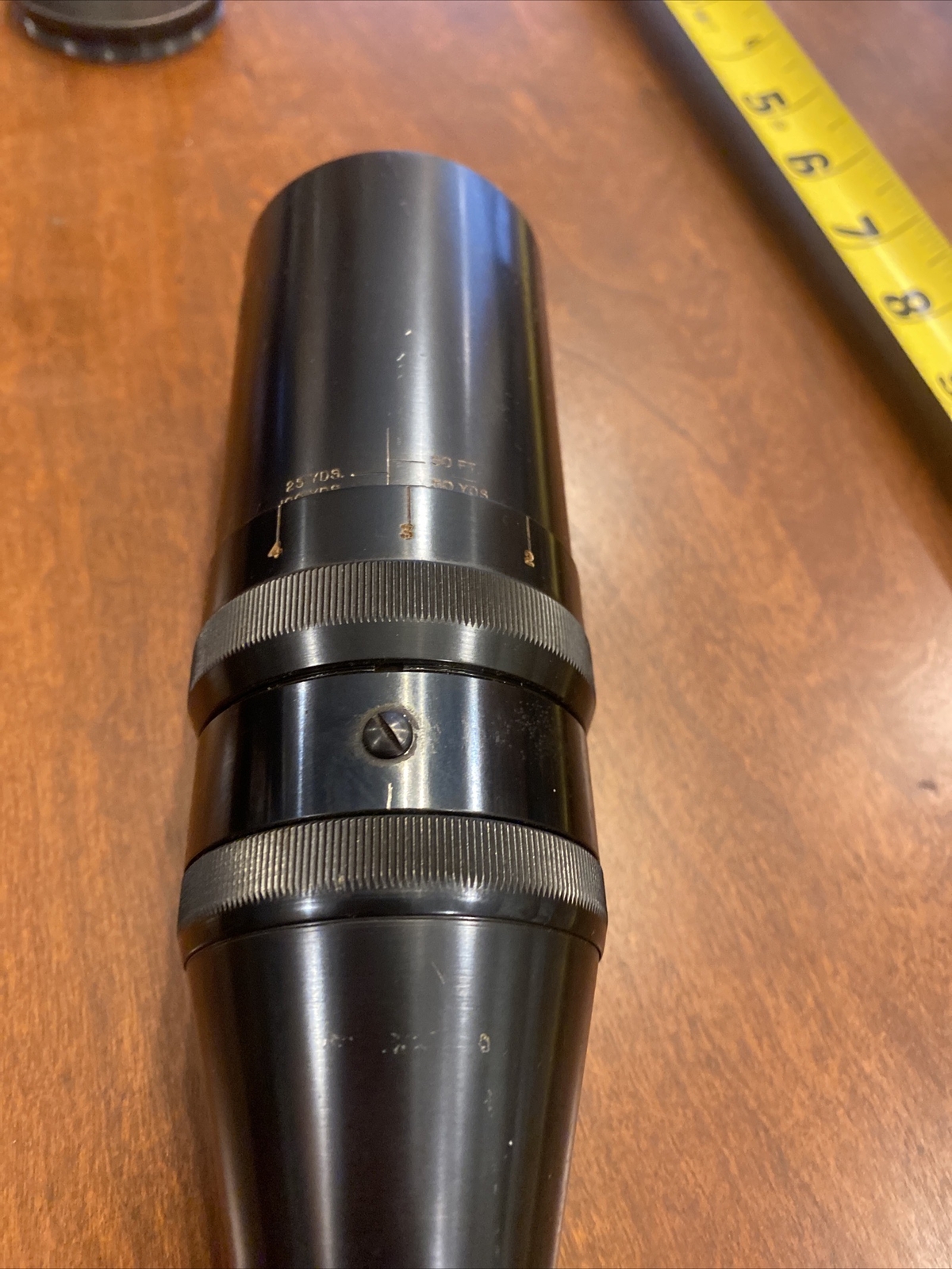 RARE Unertl 15x Telescopic Scope 1" tube 24" with Lens caps. And Ring