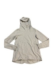 Lululemon Hooded Sweatshirt Grey Size 4 Athleisure Casual